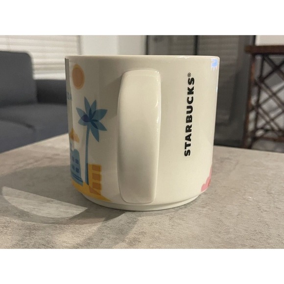 Starbucks 2015 “ You are Here” Collection - Florida Flamingo 14oz Coffee/Tea Mug - Picture 4 of 7